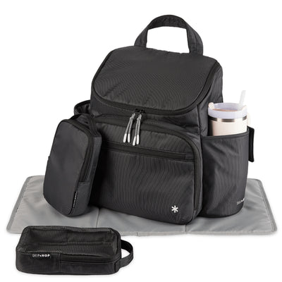 Mochila Maternidade Skip Hop Next Forma Preta - Design Moderno e Versátil